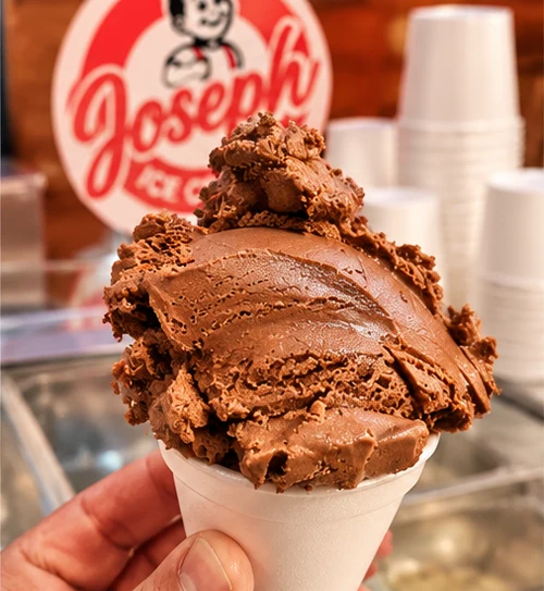 Sorvete artesanal de Chocolate Tradicional Joseph Ice Cream